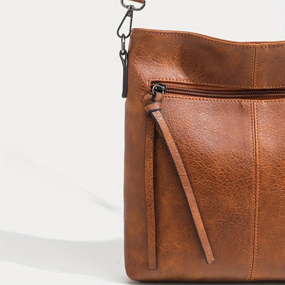 Lina | Vintage Checkerboard Crossbody Bag
