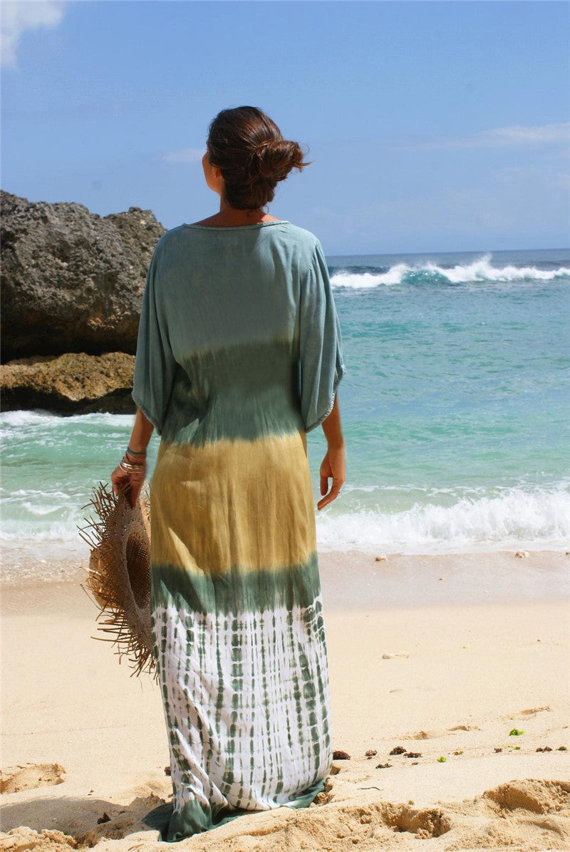 Miriam | Tropical Vibes Printed Beach Cover-Up Robe
