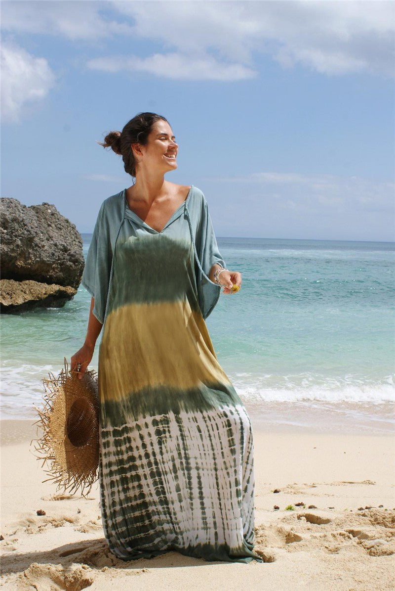 Miriam | Tropical Vibes Printed Beach Cover-Up Robe