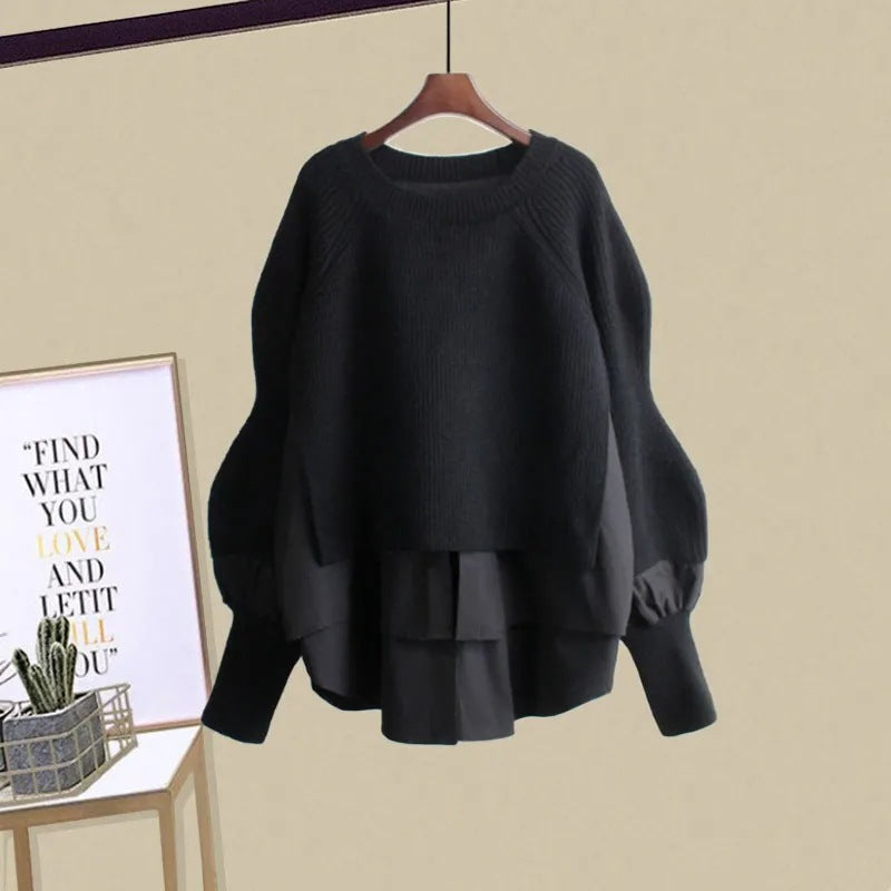 Lila | Relaxed Sweatshirt and Skirt Set