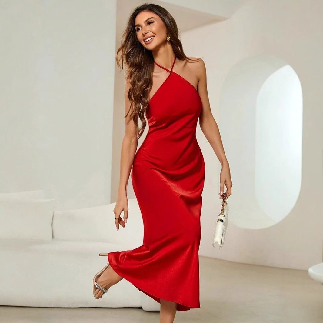 Sienna | Elegant Satin Slip Evening Gown