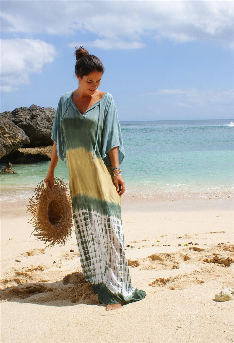 Miriam | Tropical Vibes Printed Beach Cover-Up Robe