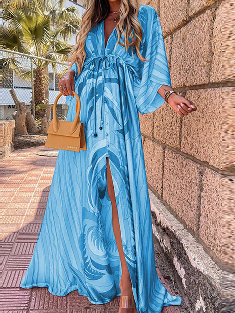 Lila | Chic Printed Beach Cover-Up Dress
