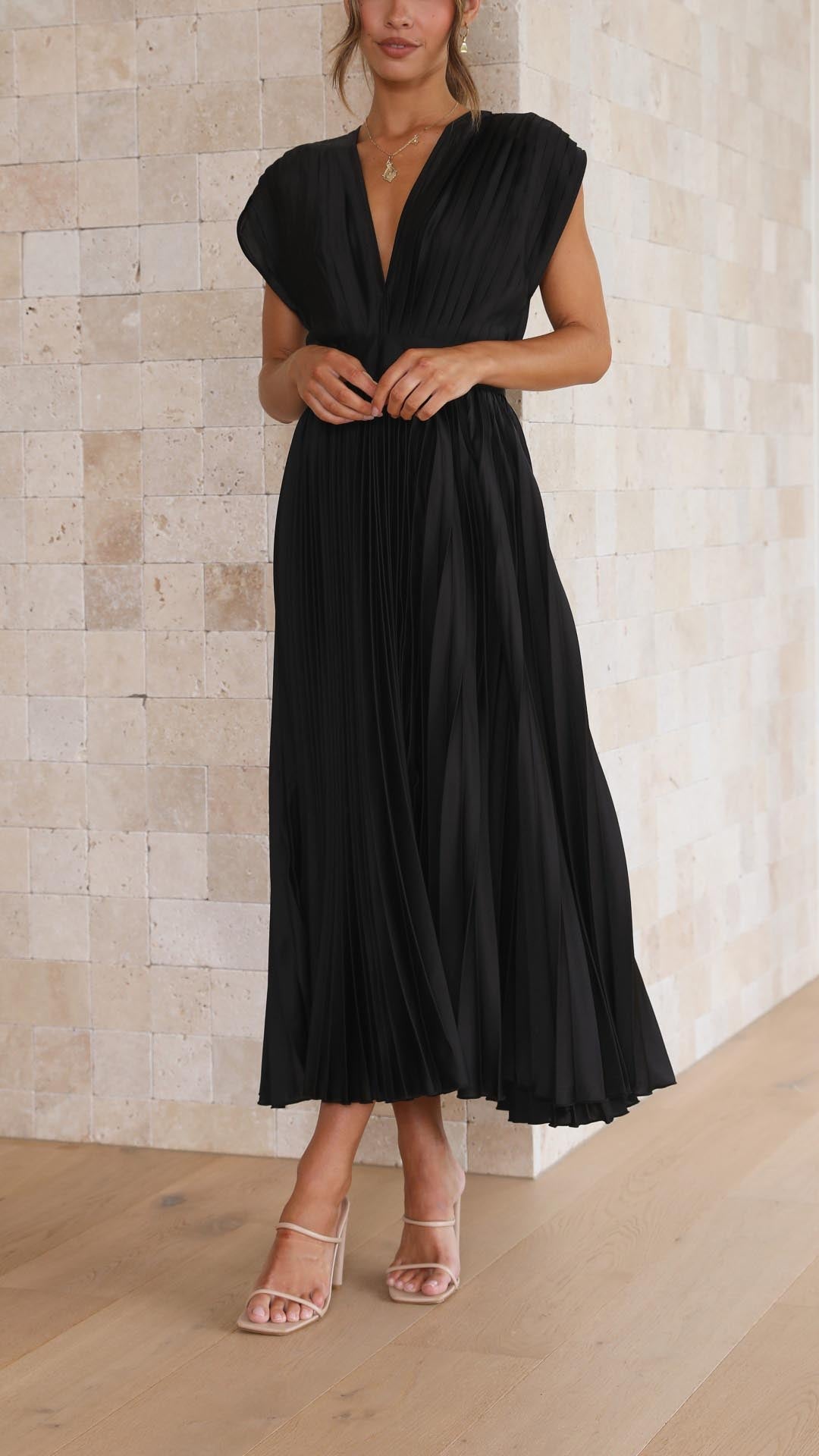 Briar | Graceful Pleated Gown
