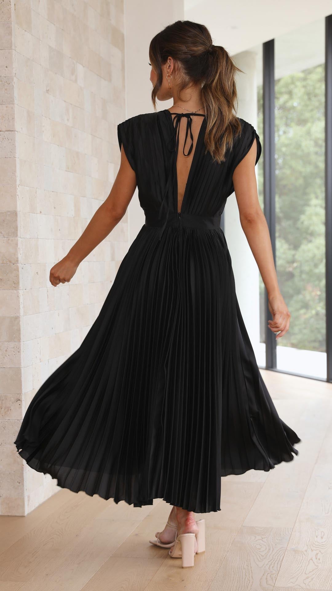 Briar | Graceful Pleated Gown