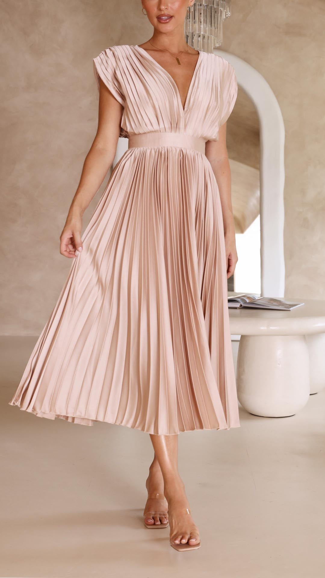 Briar | Graceful Pleated Gown