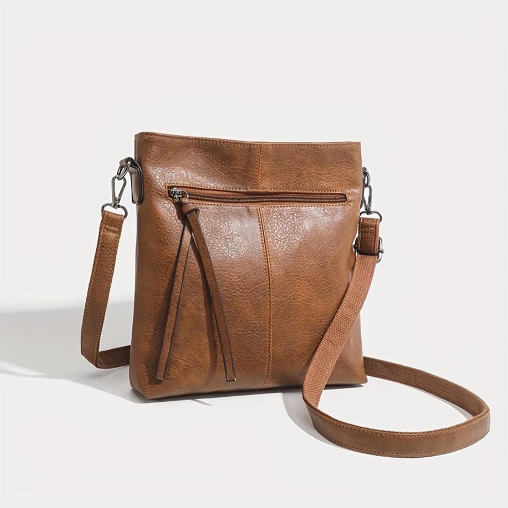 Lina | Vintage Checkerboard Crossbody Bag