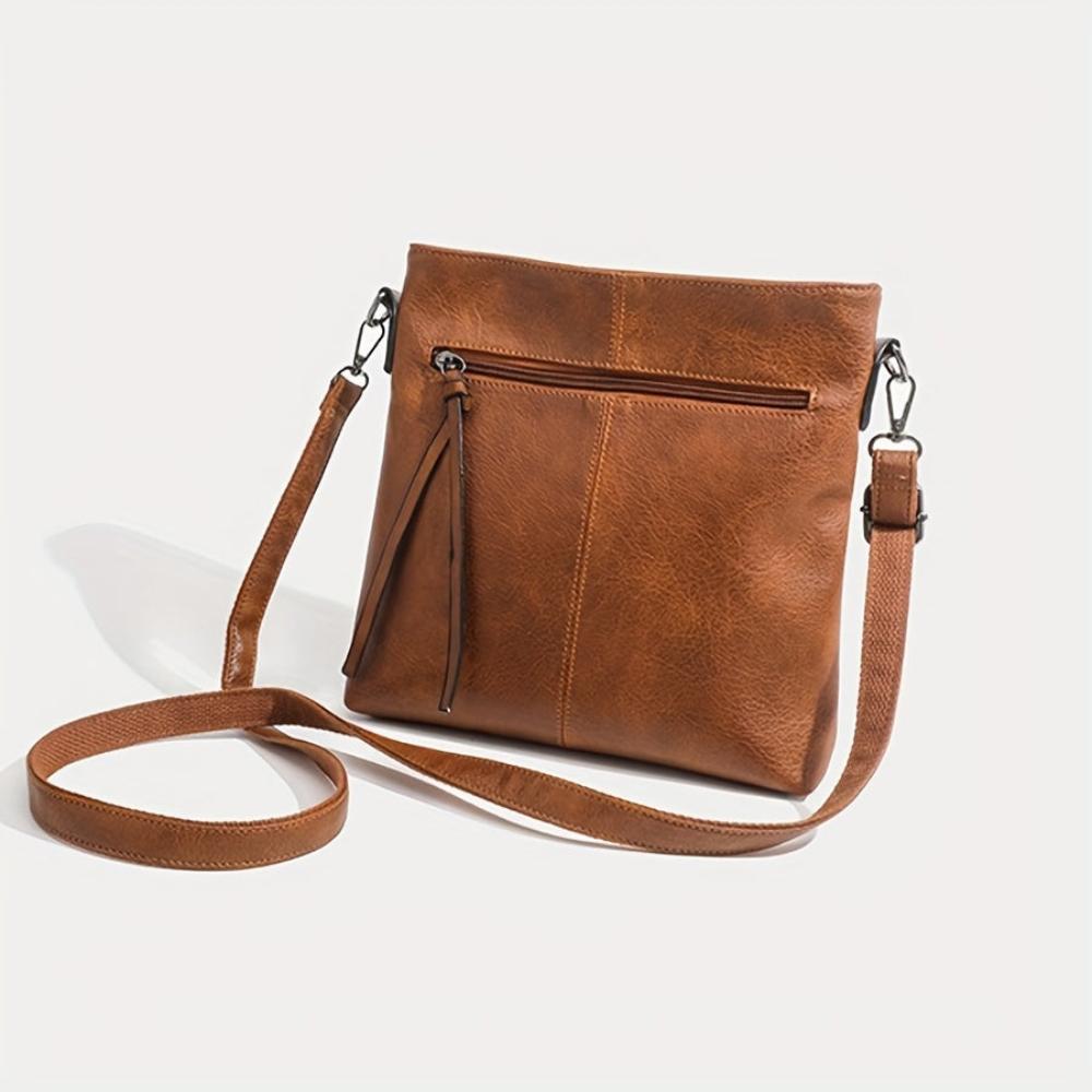 Lina | Vintage Checkerboard Crossbody Bag