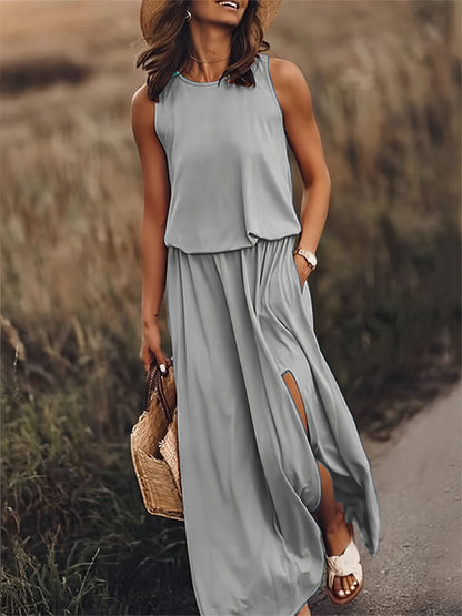 Lila | Elegant Sleeveless Maxi Gown