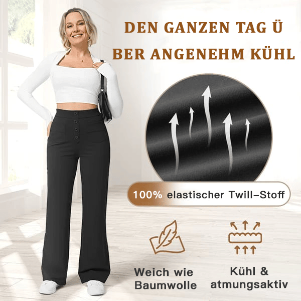 Sienna | Chic High-Waisted Stretch Trousers