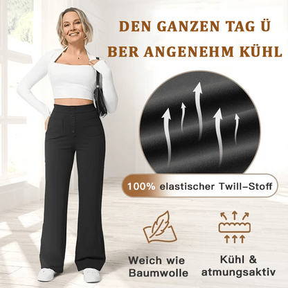 Sienna | Chic High-Waisted Stretch Trousers