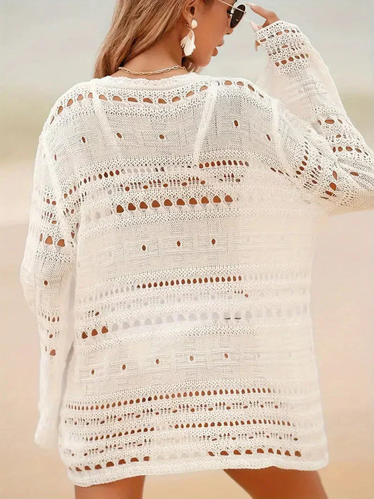 Sienna | Radiant Knit Cover-Up Dress for Your Bikini