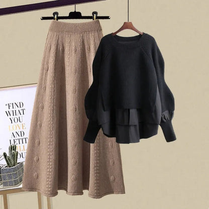 Mira | Chic Casual Sweatshirt & Skirt Set