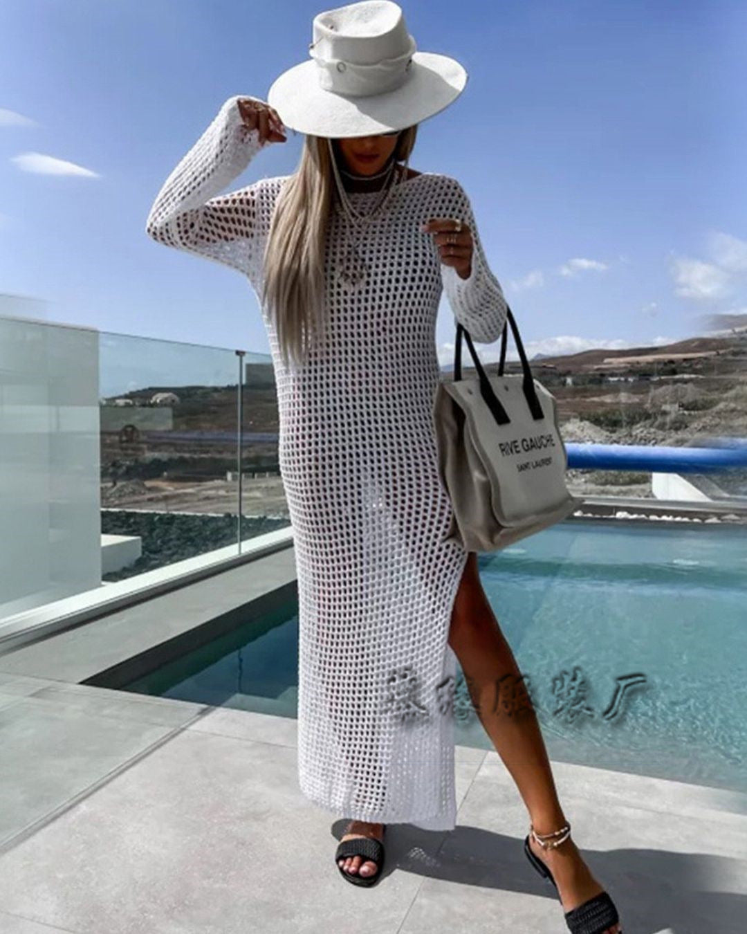 Freya | Airy Hollow Maxi Skirt Cover-Up Dress
