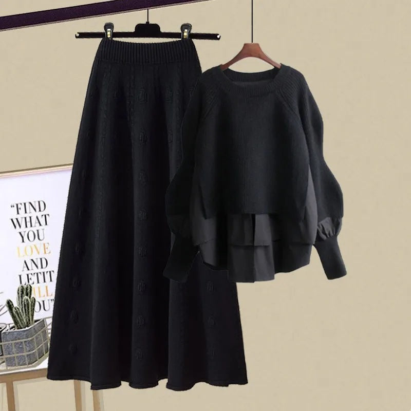 Mira | Chic Casual Sweatshirt & Skirt Set