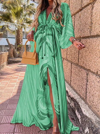 Lila | Chic Printed Beach Cover-Up Dress