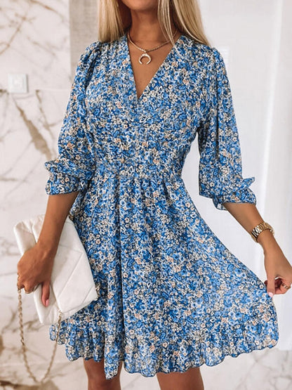 Sienna | Flirty V-Neck Summer Dress