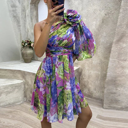 Fiona | Flirty Off-Shoulder Floral Dress