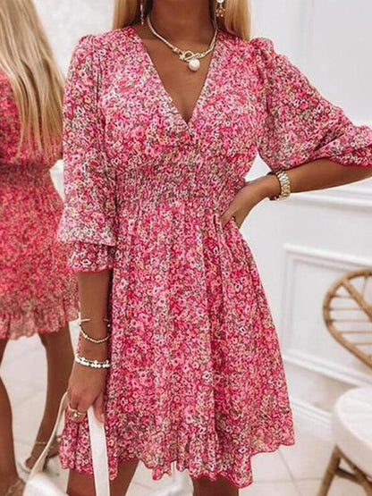 Sienna | Flirty V-Neck Summer Dress