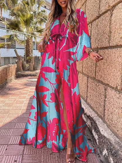 Lila | Chic Printed Beach Cover-Up Dress