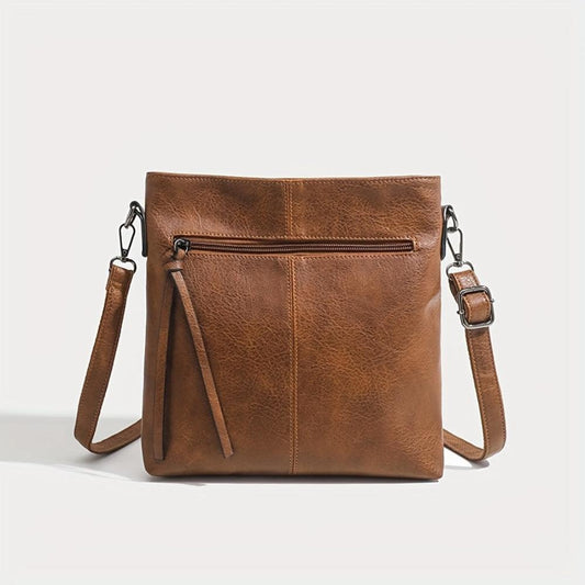 Lina | Vintage Checkerboard Crossbody Bag