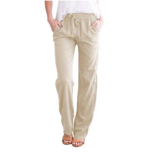 Cecilia | Cool and Airy Linen Trousers